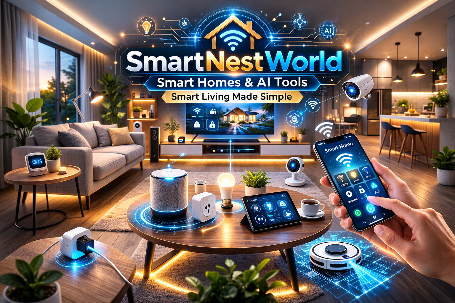 Welcome to SmartNestWorld – Smart Homes & AI Tools for Busy Lives smartnestworld
