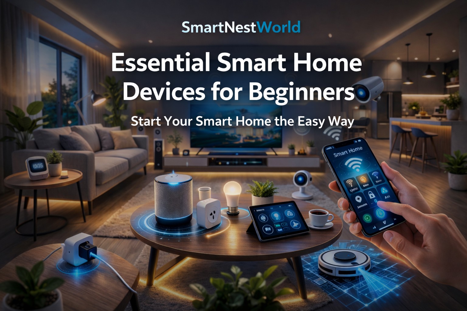 Essential Smart Home Devices for Beginners: Easy Smart Home Setup Guide Smart Home Devices for Beginners