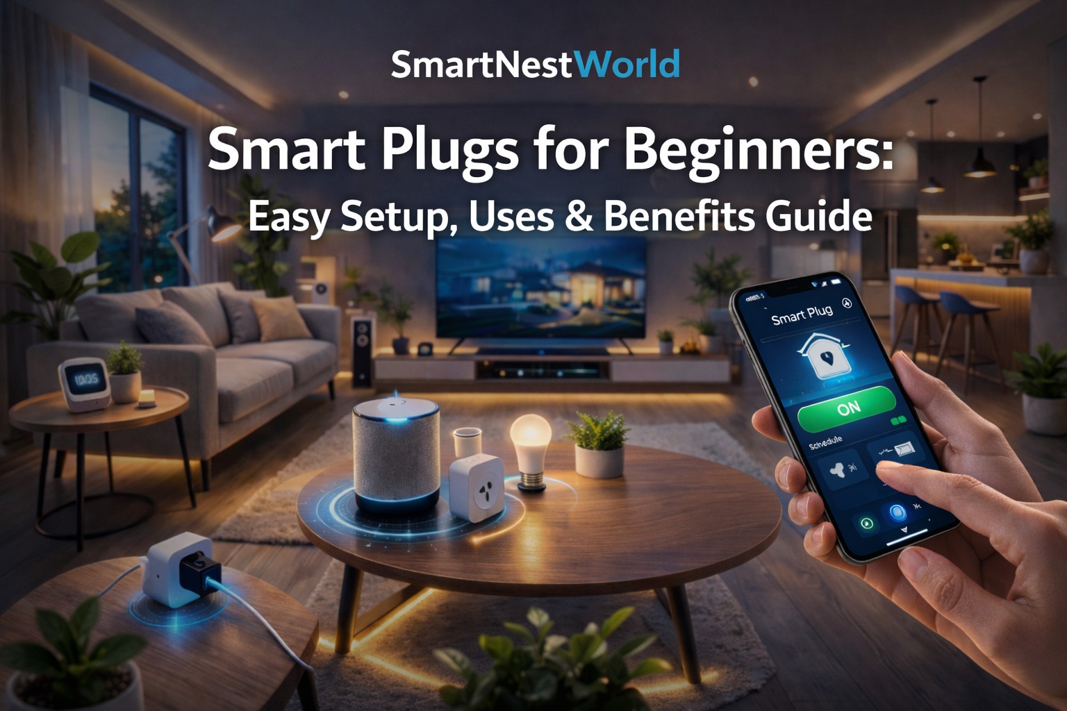 Smart Plugs for Beginners: Easy Setup, Uses & Benefits Guide smart home plug