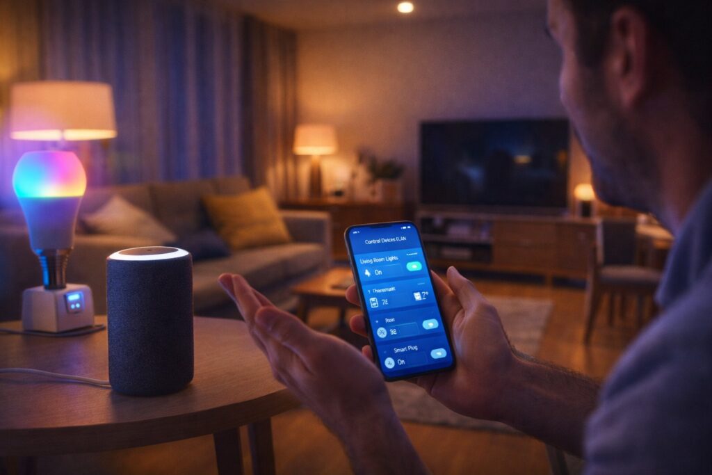 Smart speakers for smart home automation