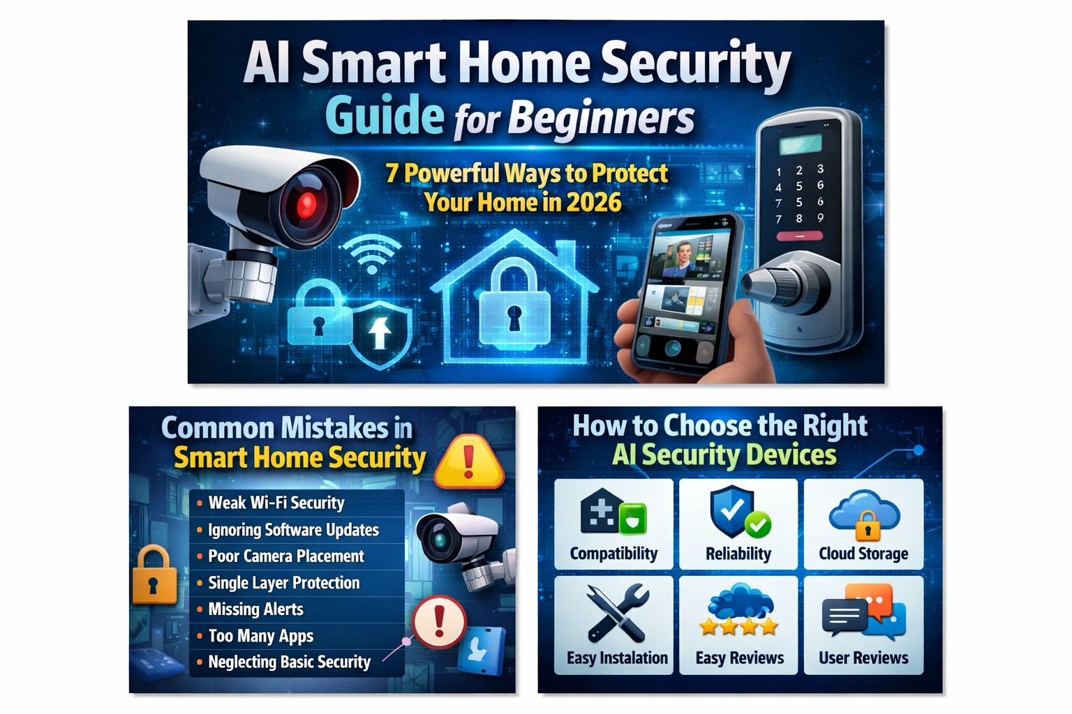 AI Smart Home Security Guide for Beginners: 7 Powerful Ways to Protect Your Home in 2026 AI smart home security guide for beginners