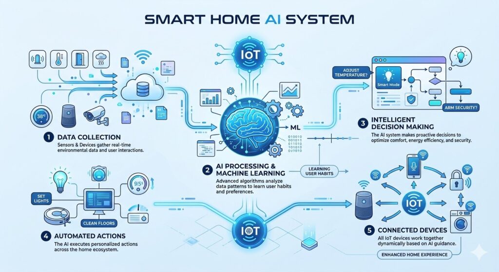 How AI Works in Smart Homes
