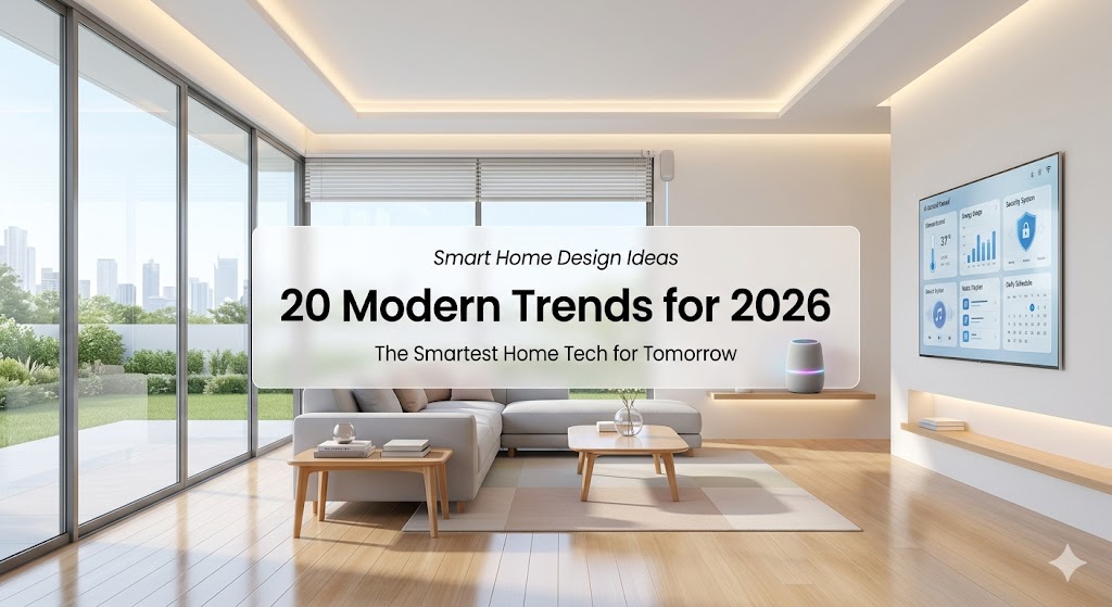 Smart Home Design Ideas: 20 Modern Trends for 2026 ✨ smart home design